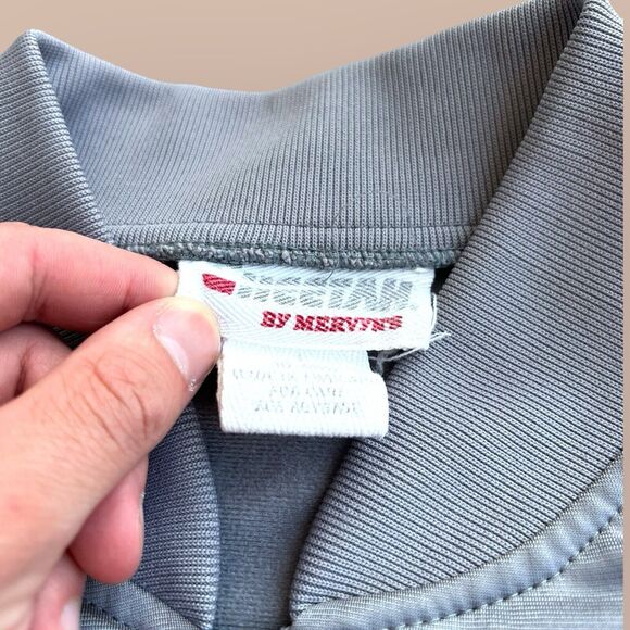 VTG 90’s Cheetah Mervyns Track Bomber Jacket Gray Blue Large Dallas Cowboys - Picture 9 of 9